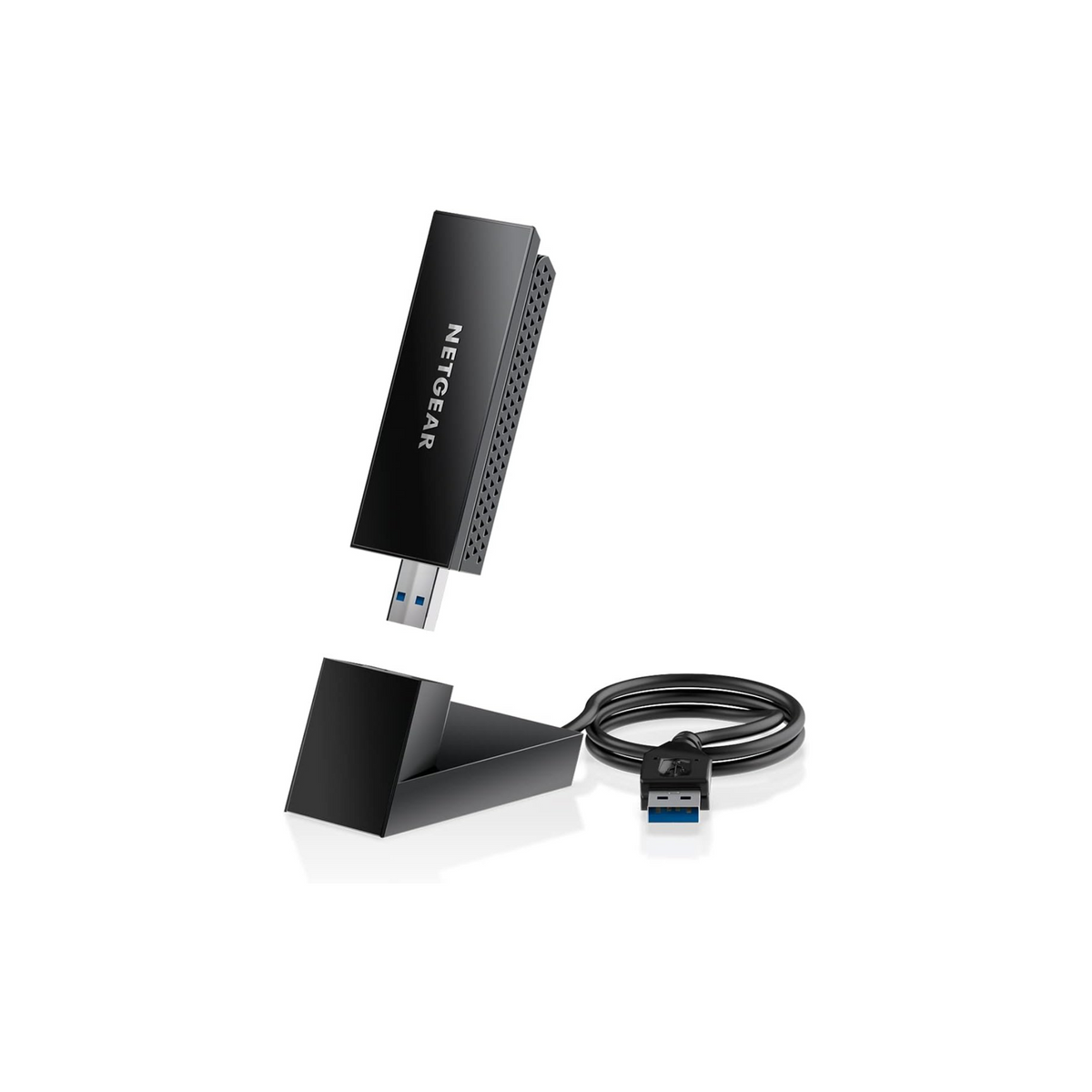 NETGEAR Nighthawk WiFi 6E USB 3.0 Adapter (A8000) | AXE3000 Tri-Band Wireless Gigabit Speed (Up to 3Gbps) | New 6GHz Band | for Windows PC