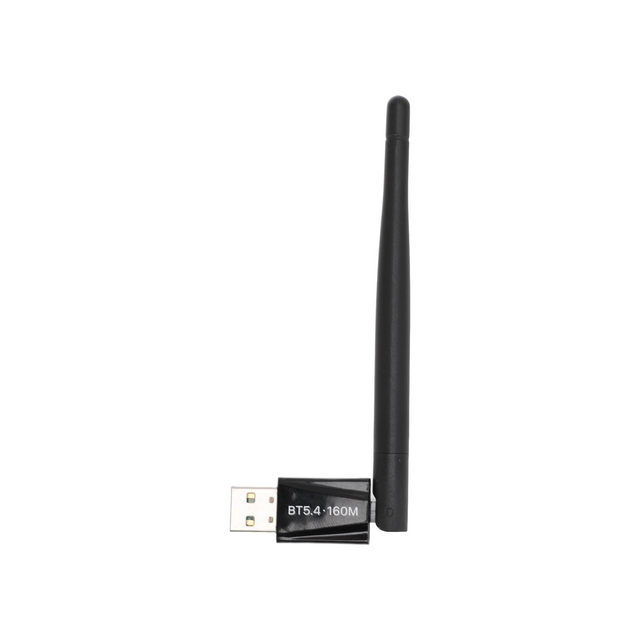 Bewinner USB Bluetooth 5.4 Adapter for PC, 160m Long Range USB Bluetooth Dongle, Wireless Transfer with Rotatable Antenna for Mouse Keyboard Headphones Speakers, Desktop, Laptop