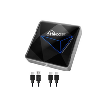 OTTOCAST Android Auto Wireless Adapter for Car - 2025 Version, Wired to Wireless Dongle, Dual-Band WiFi, Low Latency, Online Update, Plug Play for Factory OEM Wired Cars