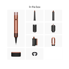Dyson Airwrap i.d.™ Multi-styler And Dryer Straight+Wavy Hair, 110000 RPM Motor, Coanda Airflow, Bluetooth Wireless Technology, Conical Barrel, Anti-Snag Loop Brush, Amber Silk/Pink Champagne | HS08