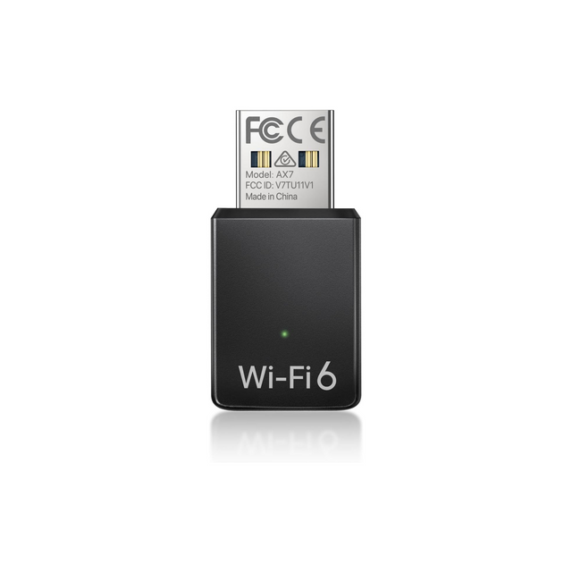 BrosTrend AX900 USB WiFi Adapter for Desktop PC Laptop, Mini WiFi 6 Adapter for Windows 11/10/7, Wireless 6 USB Dongle Dual Band 5GHz 600Mbps + 2.4GHz 286Mbps, Wireless Dongle USB 2.0