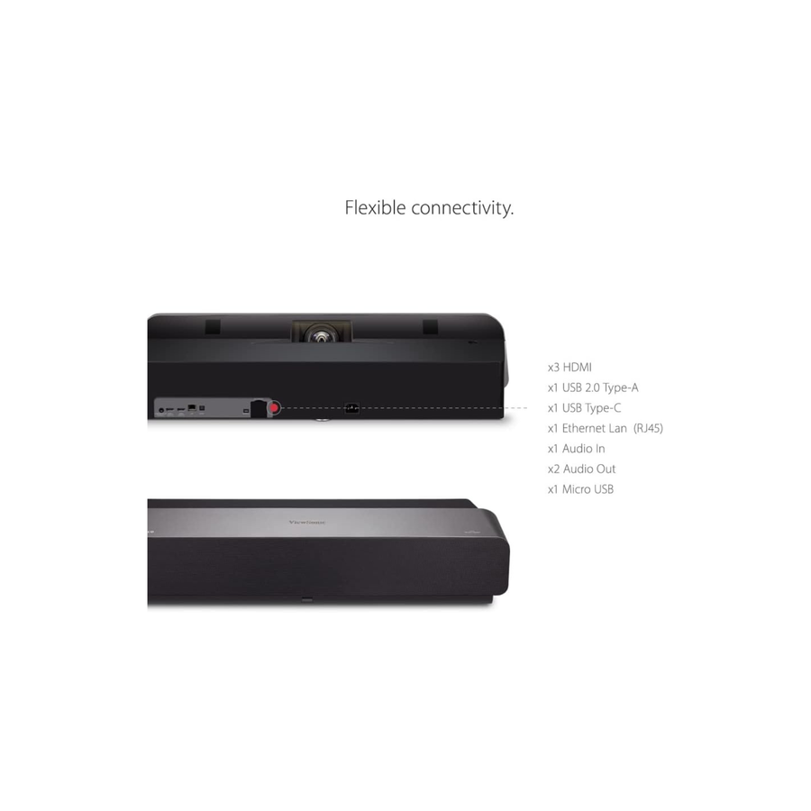 ViewSonic X1000-4K UHD 4K HDR Ultra Short Throw Smart LED Projector
