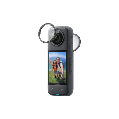 insta360 X4-8K Waterproof 360 Action Camera, 4K Wide-Angle Video, Invisible Selfie Stick Effect, Removable Lens Guards, 135 Min Battery Life, AI Editing, Stabilization, for Sports, Travel, Outdoor