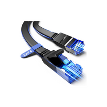 UGREEN Ethernet Cable Cat 8 1M Gigabit Network Cord 40Gbps 2000MHz High-Speed Internet Wire Flat Double Shielded LAN Cable RJ45 Connector Compatible with Gaming Switch PS4 PS5 PC Router TV Xbox