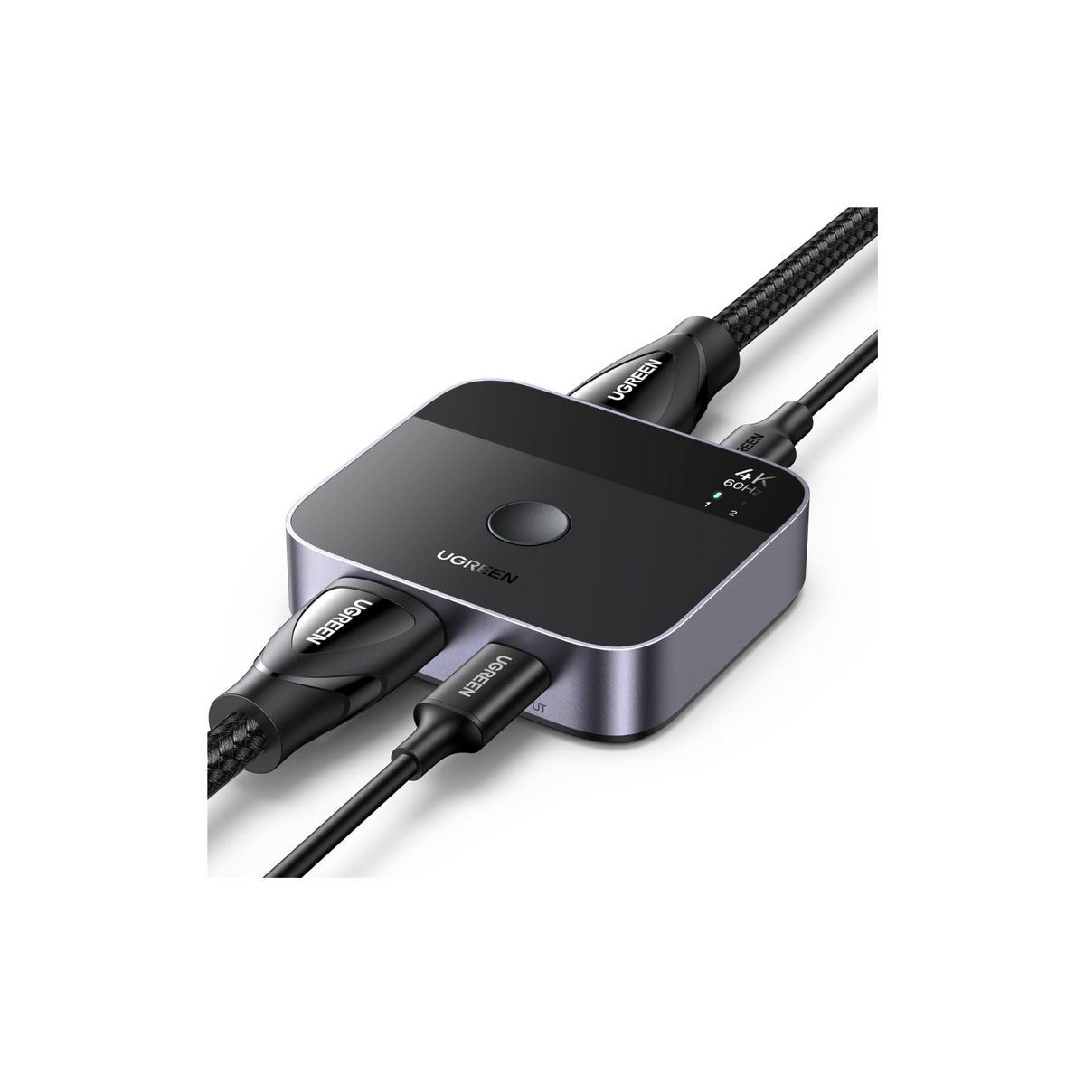 UGREEN 4K@60Hz USB C+HDMI Switch 2 in 1 Out, Unidirectional HDMI Splitter Supports 3D HDR Dolby Compatible with Laptops, Tablets, Pc, MacBook Air/Pro, Switch/Steam Deck, PS5/4, Xbox
