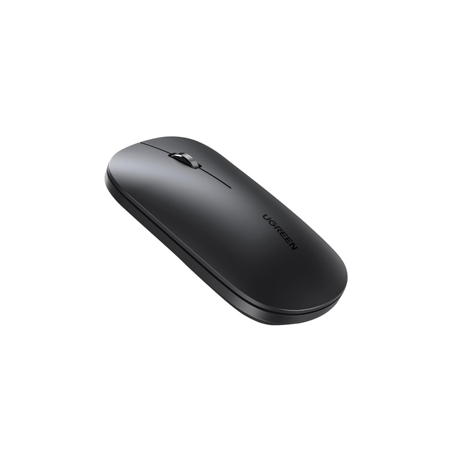 UGREEN Wireless Mouse Bluetooth 5.0 & USB Mouse 2.4G Dual Mode Silent Noiseless Slim Laptop Mice 4 Adjustable up to 4000DPI Compatible With Mackbook HP Acer Lenovo Thinkpad Dell Tablet-Black