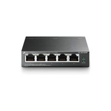 TP-Link 5-Port Gigabit Desktop PoE Switch with 4-Port PoE+, 65 W for all PoE ports, Metal Casing, Plug and Play, Ideal for IP Surveillance and Access Point(TL-SG1005P)