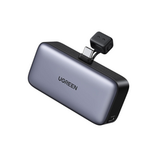 UGREEN Mini Power Bank for iPhone with Foldable Kickstand Built-in USB-C Connector 5,000mAh 20W Battery Pack 2 Ports Portable Charger for iPhone 16/15 Series, iPad, Samsung Galaxy S25/S24, Pixel 9