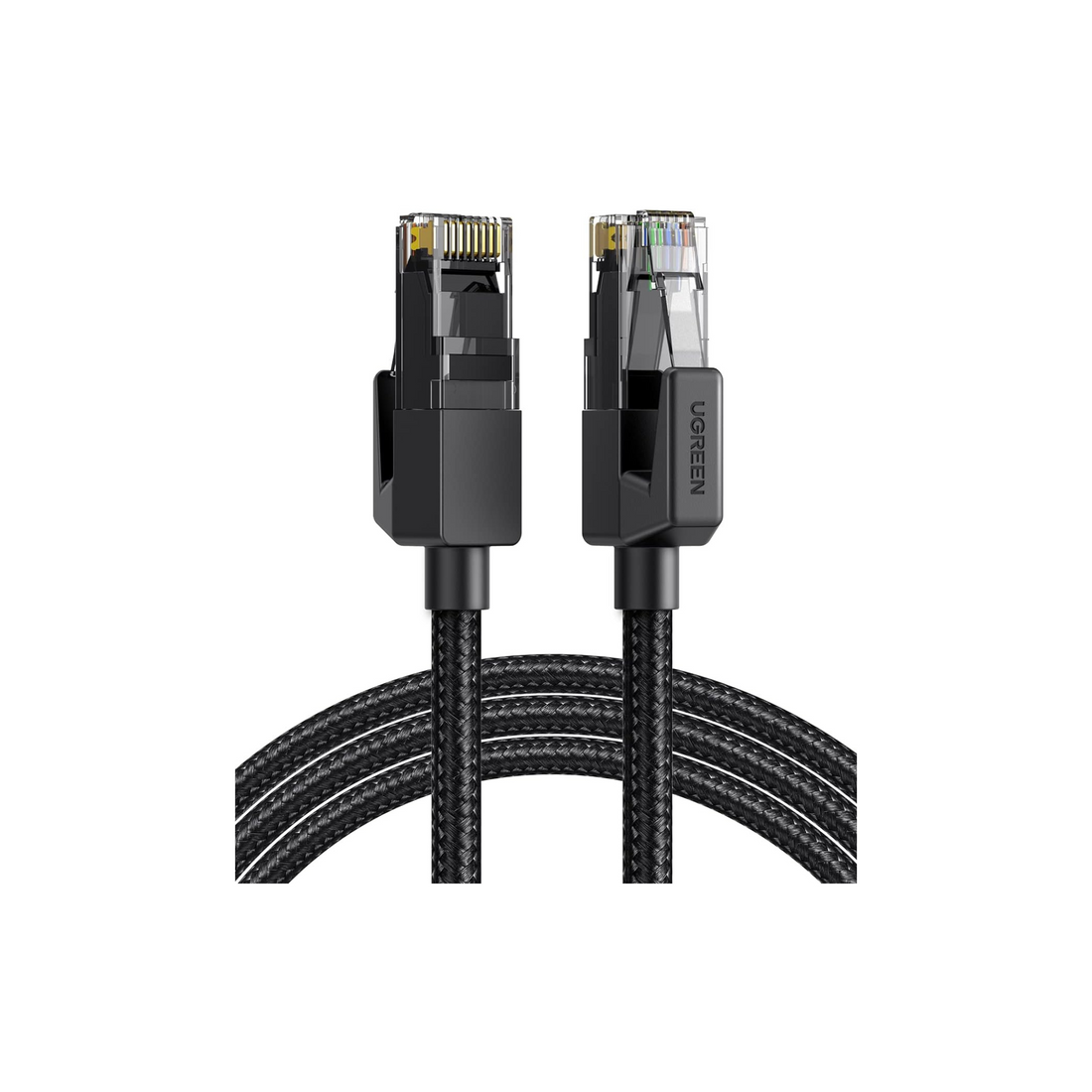 UGREEN Ethernet Cable Cat 6 5M Braided Network Cable 1Gbps High Speed Internet Cord Shielded LAN Wire RJ45 Connector Compatible