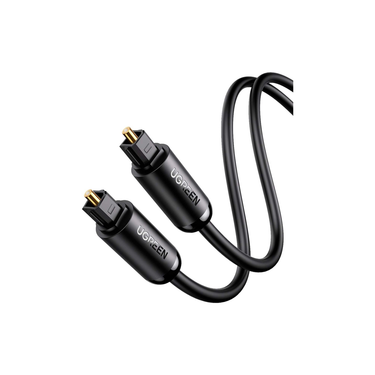 UGREEN Toslink Audio Optical Cable Male to Male Optical Audio Adapter Cable Compatible with PS4,VD/CD player,Blu-ray players,Game console (1M)