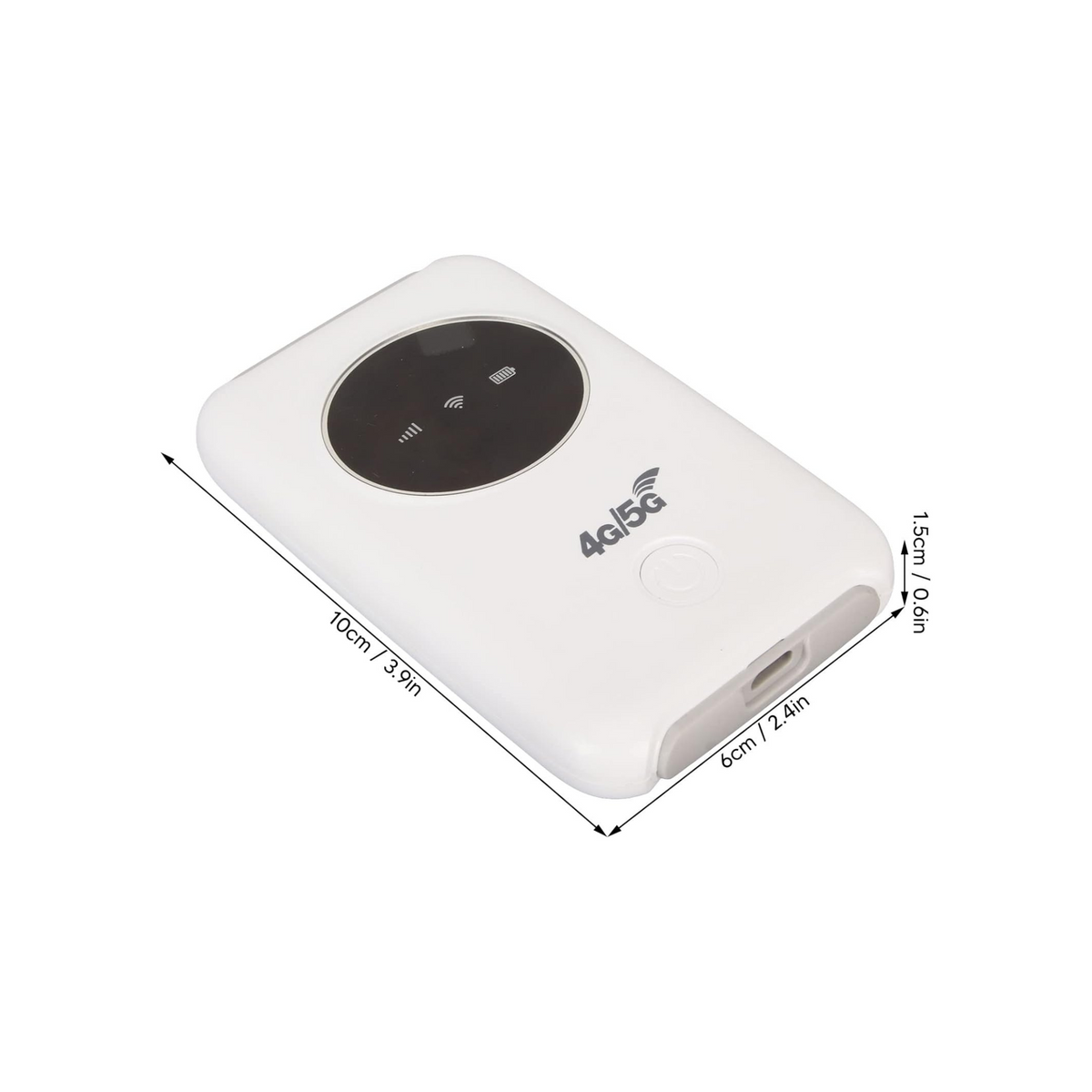 Airshi Mobile Hotspot, Portable Unlocked Mobile WiFi Router 4G LTE Router Built in 3200MAh Battery & Sim Card Slot, Up to 300Mbps Download Speed & Up to 10 WiFi Connect Devices