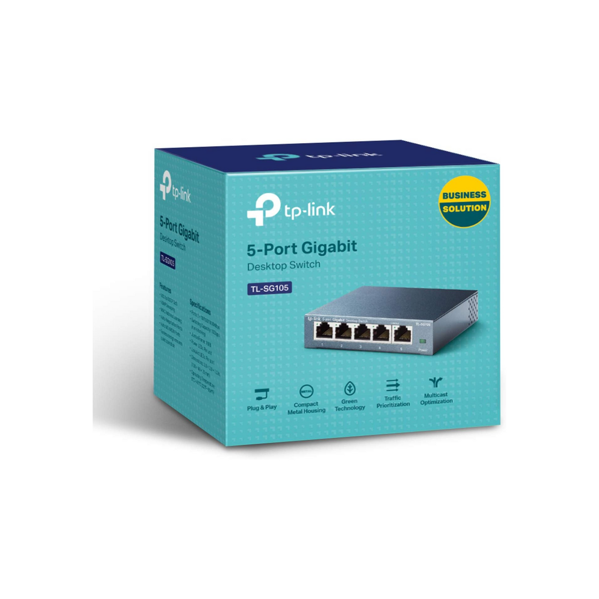 TP-Link TL-SG105 5-Port Gigabit Steel Desktop Switch