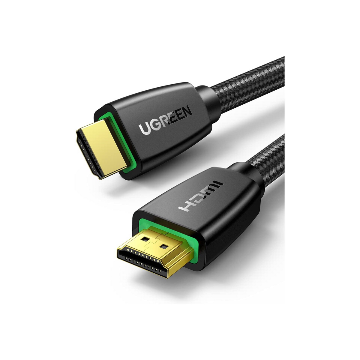 UGREEN HDMI Cable 4K 1M HDMI 2.0 18Gbps High-Speed 4K@60Hz Video Wire Ultra HD 3D 4K Cord Braided Compatible with MacBook Pro UHD TV Nintendo Switch Xbox Playstation PS5/4 PC Laptop