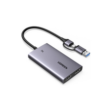 UGREEN Video Capture Card, HDMI 4K@30Hz Passthrough & Loop-out, USB 3.0 Full HD 2K@30Hz Capture, for Living Streaming, Video Conference, Compatible with Switch,PS5,Xbox,Laptop, Phone, Windows, mac OS