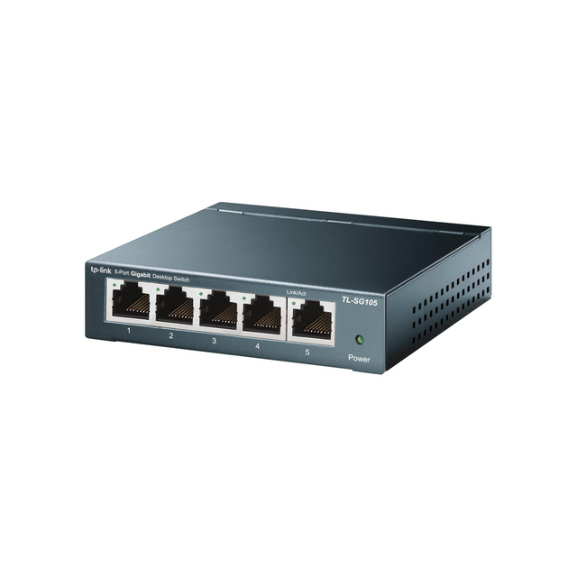 TP-Link TL-SG105 5-Port Gigabit Steel Desktop Switch