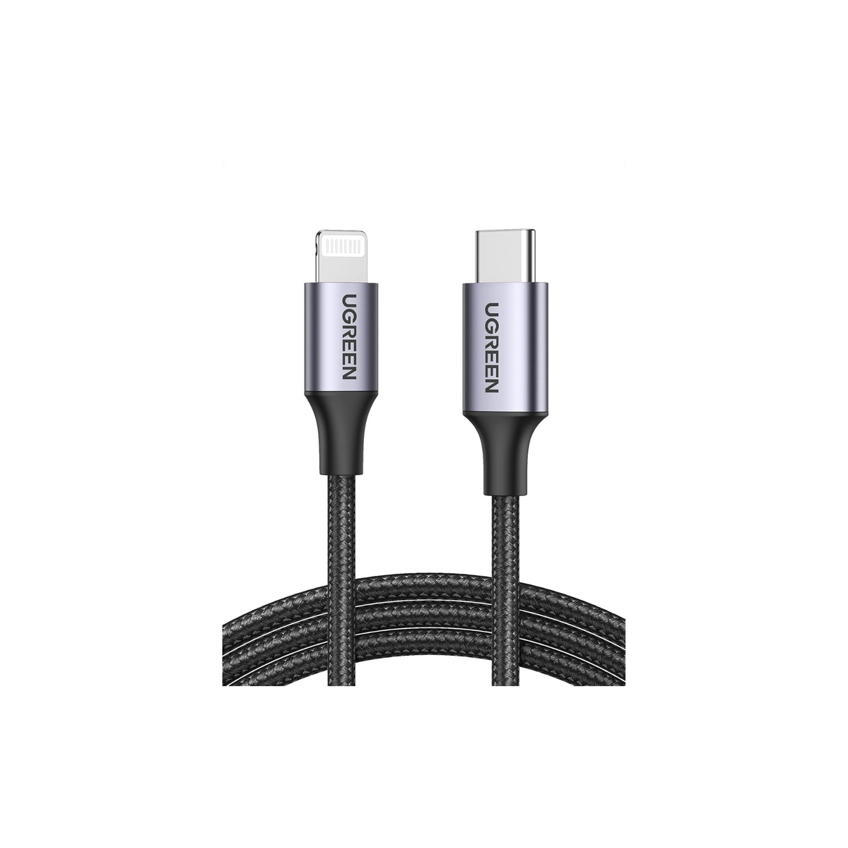 UGREEN Lightning Cable 1M [MFi Certified] 2.4A, iPhone Charger Cable USB A to Lightning Cord Power Delivery PD 20W, Compatible for iPhone 14/14 Pro/Plus/Pro Max, 6-13 All Series, iPad