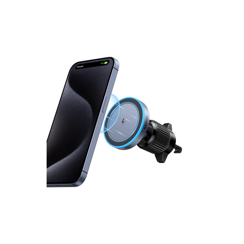UGREEN MagSafe Car Charger【Upgraded Air Vent Lock】Wireless Magnetic【Qi 15W Fast Charging】MagSafe Car Mount Charger, Air Vent Phone Holder Wireless for iPhone 16/15/14/13/Series