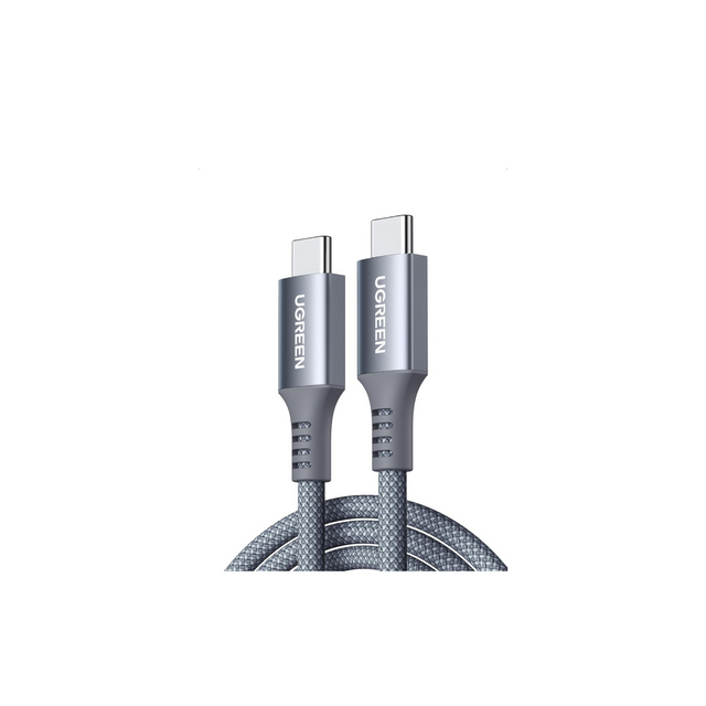 UGREEN iPhone 16 USB C Cable 1M Titan Gray【Upgraded Silicone Braided】100W PD Fast Charger Cord,Type C Cable for iPhone 16 Series, iPad Air/Pro, MacBook Air/Pro, Samsung S25 Ultra, Huawei P70