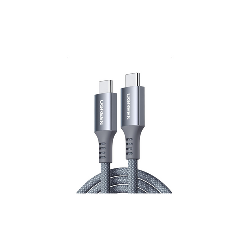UGREEN iPhone 16 USB C Cable 1M Titan Gray【Upgraded Silicone Braided】100W PD Fast Charger Cord,Type C Cable for iPhone 16 Series, iPad Air/Pro, MacBook Air/Pro, Samsung S25 Ultra, Huawei P70