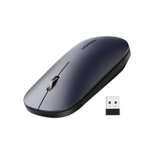 UGREEN Wireless Mouse, Slim Mouse Silent Mice Noiseless for Laptop with 2.4G USB Adapter Ultrafast Scrolling Portable Mice 4 Adjustable DPI Compatible with PC HP Lenovo ASUS Dell Smart TV-Black