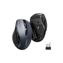 UGREEN Wireless Mouse, 2.4G Ergonomic Optical Mouse, 4000 DPI, 5 DPI Adjustable, 5 Buttons, Silent Click USB Computer Mice for Laptop, PC, Chromebook, Notebook, 15M Wireless Connection Mice Black