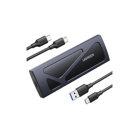 UGREEN M.2 NVMe Enclosure SSD Adapter 10Gbps USB C 3.2 Gen2, Tool-Free External Enclosure NVMe PCI-E Reader Solid State Drive External USB Adapter Supports M and B&M Keys Size 2230/2242/2260/2280 SSDs