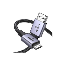 UGREEN 8K Mini HDMI to HDMI 2.1 Cable Adapter 1Meter, Male to Male, 8K@60Hz,4K@144Hz,2K@240Hz, HDR/eARC/3D, Compatible Sony/Nikon/Canon/Raspberry Pi/Lenovo, Braided Cord Aluminum Shell