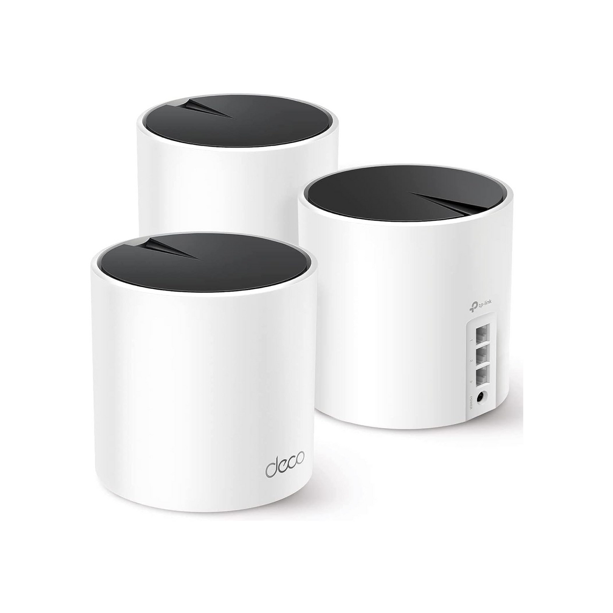 TP-Link Deco AX3000 WiFi 6 Mesh System(Deco X55) - Covers up to 6500 Sq.Ft., Replaces Wireless Router and Extender, 3 Gigabit ports per unit, supports Ethernet Backhaul (3-pack)