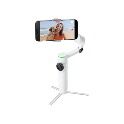 INSTA360 FLOW 2 PRO | Standard Bundle | Ultimate AI Tracking Stabilizer. Achieve smooth, pro-level shots with advanced AI tracking and sleek design. Perfect for creators on the go! – Summit White