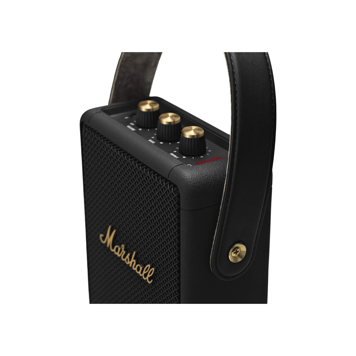 Marshall Stockwell II Wireless Portable Bluetooth Speaker 20+ Hours 20W - Black & Brass