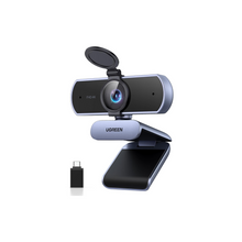 UGREEN 4K Webcam with Microphone, Built-in Privacy Cover, Autofocus Streaming Webcam, 70°FOV Computer Camera, Plug and Play USB Webcam for Online Calling/Conferencing, Zoom/Facetime/YouTube, Laptop/PC