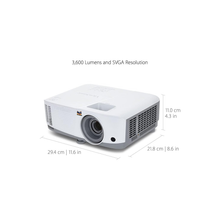 ViewSonic PS502X 4,000 ANSI Lumens XGA Short Throw Business Projector - White