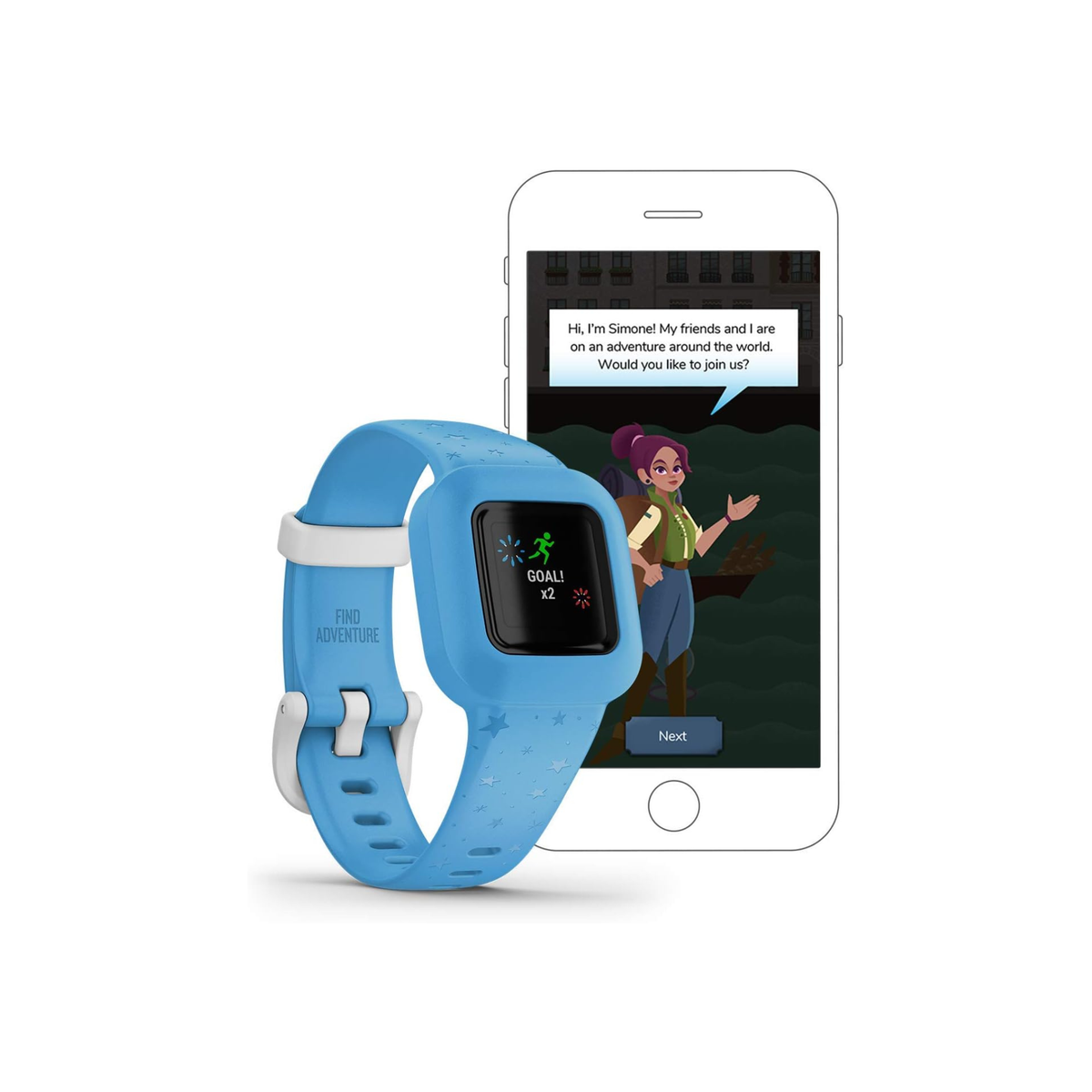 GARMIN VIVOFIT JR. 3, BLUE STARS