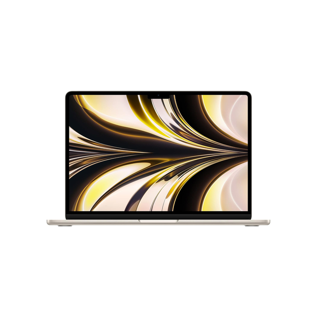 Apple MacBook Air laptop 2022 with M2 chip: 13.6-inch Liquid Retina display, 16GB RAM, 256GB SSD storage, backlit keyboard, 1080p FaceTime HD camera. Works with iPhone and iPad; Starlight