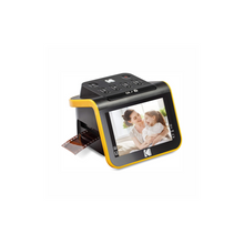 KODAK HYQNG Digital Film Scanner, Film and Slide Scanner with 5” LCD Screen, Convert Color & B&W Negatives & Slides 35mm, 126, 110 Film to High Resolution 22MP JPEG Digital Photos, Black