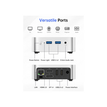 ACEMAGIC N150 Vista Mini PC V1, Twin Lake-N N150(Βeat N100/N95, up to 3.6GHz), 16GB DDR4 RAM 512 SSD Mini Computers, Win11 Pro Desktop 4K Dual Display/HDMI/WiFi/BT/LAN for Home/Office
