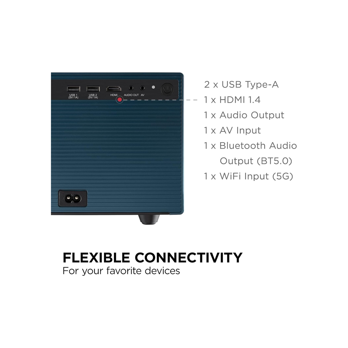 ViewSonic LX60HD 1080p Smart LED Projector with Built-in Google TV