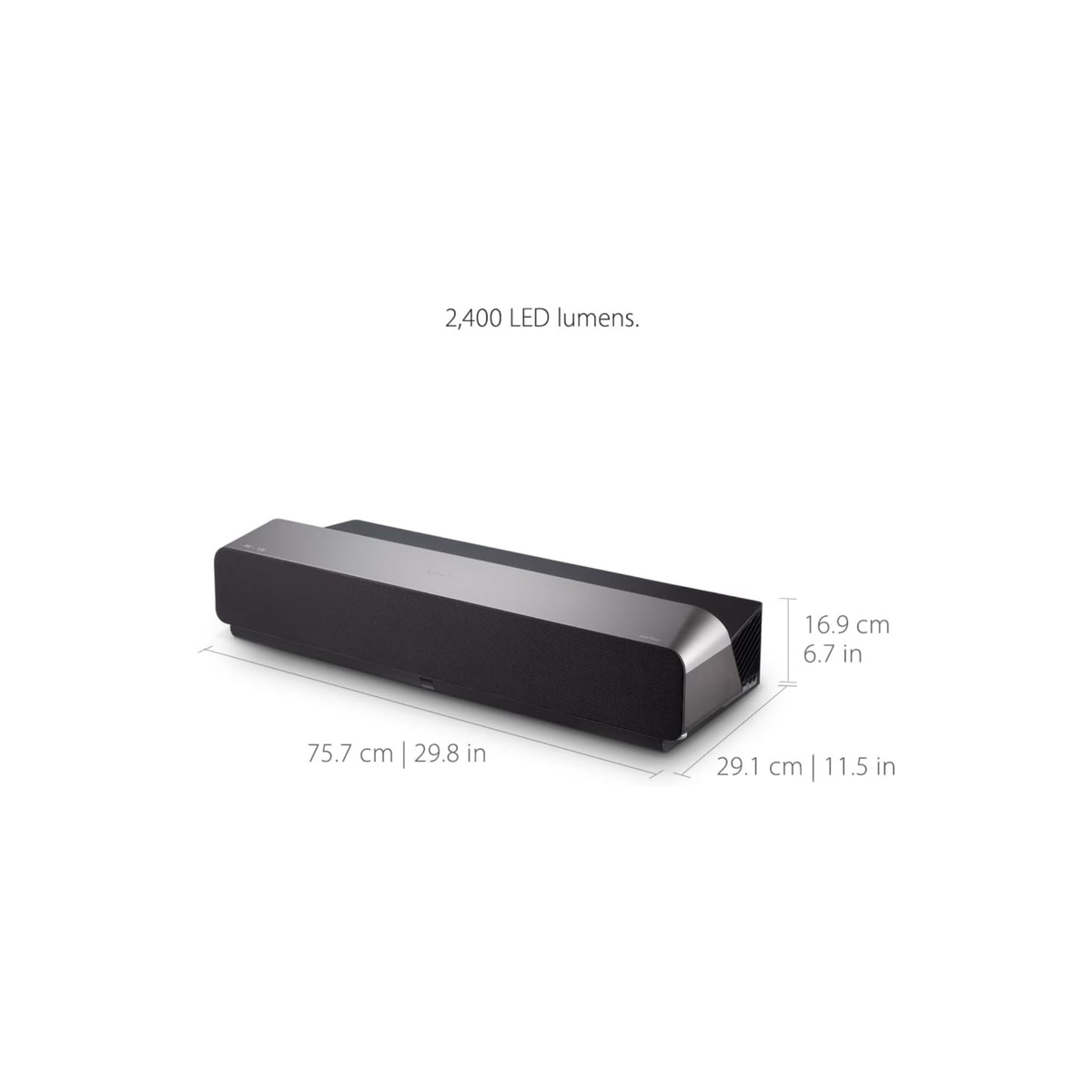 ViewSonic X1000-4K UHD 4K HDR Ultra Short Throw Smart LED Projector with Harman Kardon Soundbar and WiFi & Bluetooth