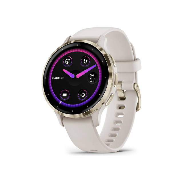 Garmin Amoled Fitness Smartwatch Venu 3S - 41MM Case | Upto 10 Days of Battery Life and Touchscreen Display | Animated Workouts and Garmin Coach