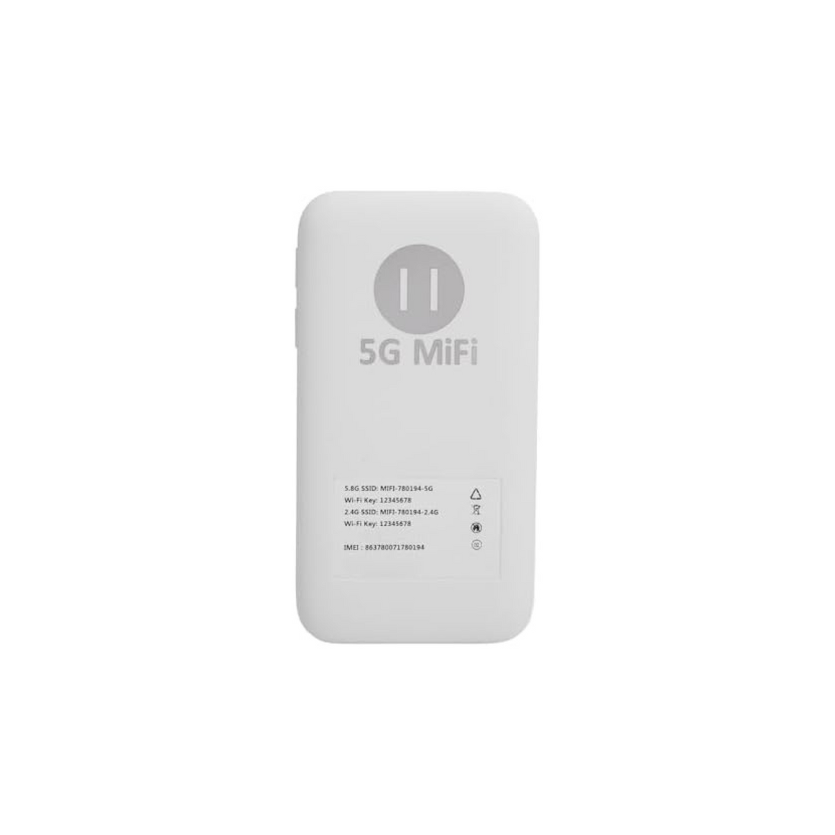 LICAEVEY Lite 5G LTE Mobile Hotspot, Ultra High Speed Mobile Hotspot Device, 6100mAh Portable Wi Fi with SIM Card Slot, 16 Connected Devices, Dustproof and Waterproof, Portable Hotspot