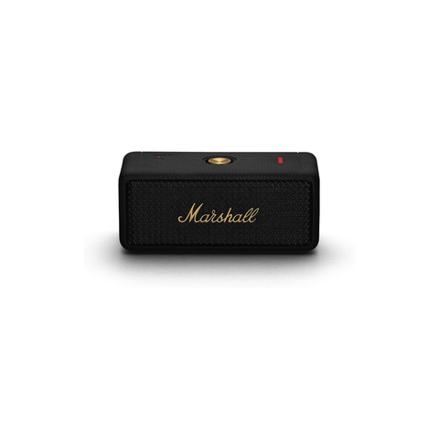 Marshall Emberton II Portable Bluetooth Speakers - Water Resistant Wireless Speakers Portable Speaker 30+ Hour of Playtime - Black and Brass