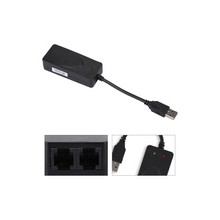 cigemay Fax Modem, Dual Port USB 2.0 56K External MODEM, Suitable for Win 98/2000/ME/XP/Vista/CE5.0/10/8.1/8/7