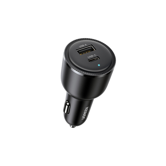 UGREEN Car Charger 63W for Samsung S25 Ultra, Car Battery Charger Type C Fast Charging, Samsung Super Fast 45W PPS Dual USB Phone Adapter, for Galaxy S25/S24/S23 Ultra, iPhone 16/15 Series, Macbook