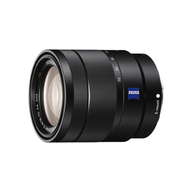 Sony Sel1670Z.Ae Mount Aps C Vario T 16 70 mm F4.0 Zeiss Zoom Lens Black