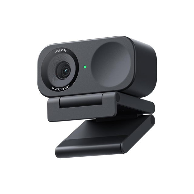 Insta360 Link 2 C AI-Powered 4K Webcam with 1/2" Sensor for Increased Detail, Pro Audio, Gesture Control, HDR, AI Tracking, Deskview and Streamer Mode - Built-in Privacy Protection