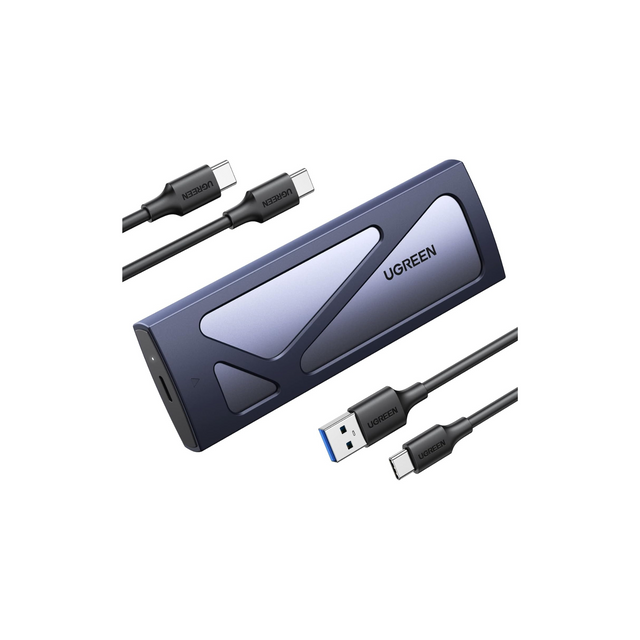 UGREEN M.2 NVMe Enclosure SSD Adapter 10Gbps USB C 3.2 Gen2, Tool-Free External Enclosure NVMe PCI-E Reader Solid State Drive External USB Adapter Supports M and B&M Keys Size 2230/2242/2260/2280 SSDs