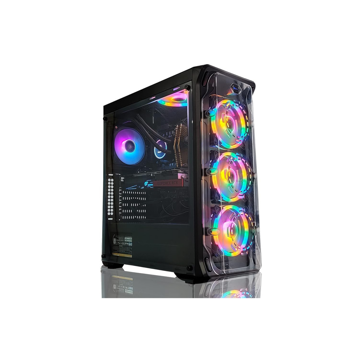 DASEEN Gaming Pc Desktop Computer – Intel Core i5-13400 2.5GHz, NVIDIA GeForce GTX1660Super 6GB, 16GB DDR4 RAM 3200, 512GB NVME SSD, Windows 11 HOME (Upgraded)