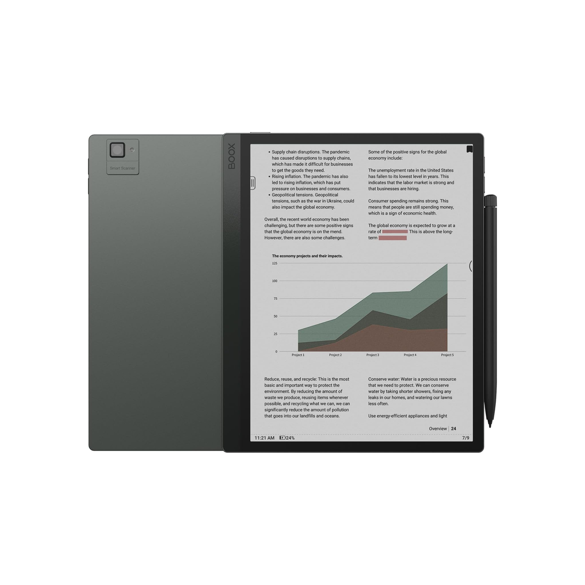 BOOX Tab Ultra C Pro ePaper Tablet PC 10.3 E Ink Tablet Digital Paper 6G 128G with Rear Camera Paper Tablet