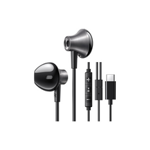 UGREEN USB C Earphones Semi-in ear Wired Headphones with Volume Control, Type-C Earbuds Noise-cancelling Microphone 14.2mm Driver, for iPhone 16 Series, Galaxy S25/S24/S23 Series, iPad Pro, iPad Air