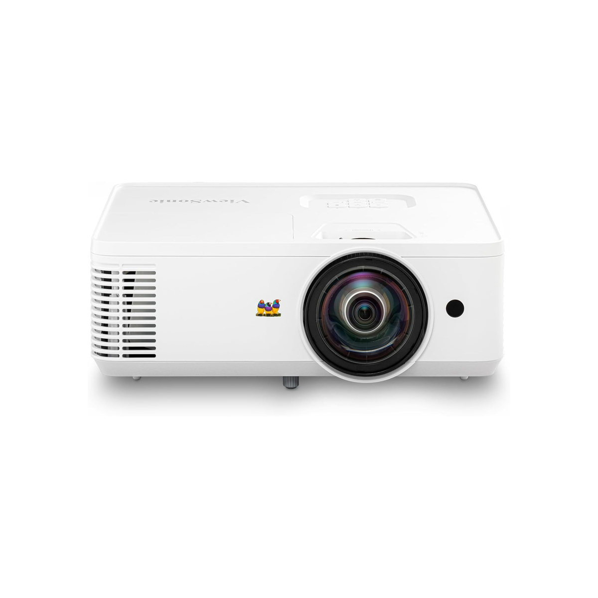 ViewSonic 3800 Lumens SVGA High Brightness Projector for Home and Office with HDMI Vertical Keystone (PA503S), SVGA, Single, White/gray